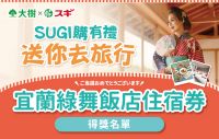 【SUGI購有禮 送你去旅行】中獎名單